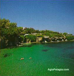 fylakes beach in Agia Pelagia Crete